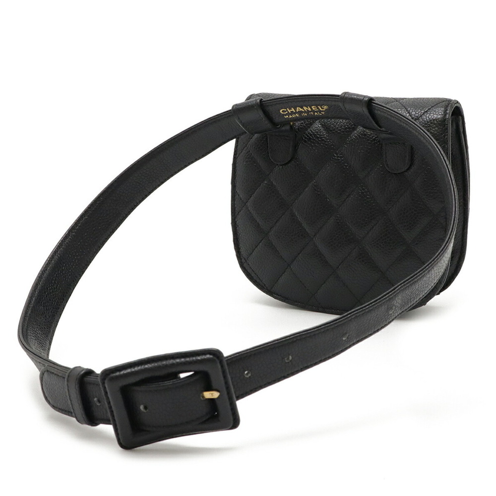 CHANEL Black Caviar Leather Hobo Bag - Picture 3 of 10